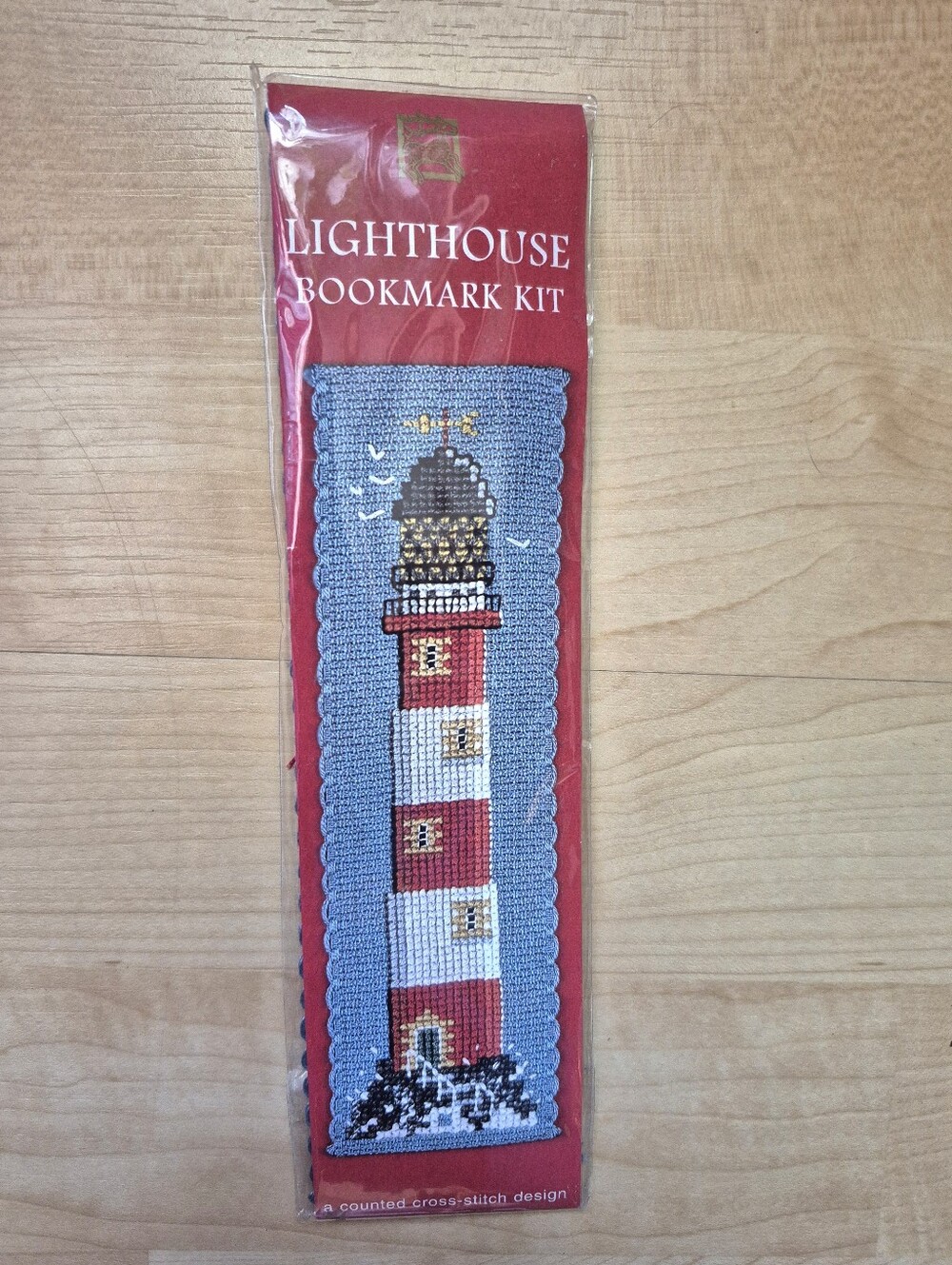 Lighthouse Bookmark Kit By Textile Heritage Collection Cross Stitch